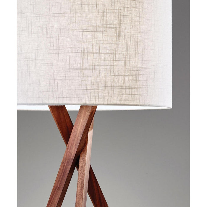 Adesso Home - 3227-15 - Floor Lamp - Brooklyn - Walnut Wood