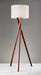 Adesso Home - 3227-15 - Floor Lamp - Brooklyn - Walnut Wood