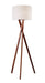 Adesso Home - 3227-15 - Floor Lamp - Brooklyn - Walnut Wood