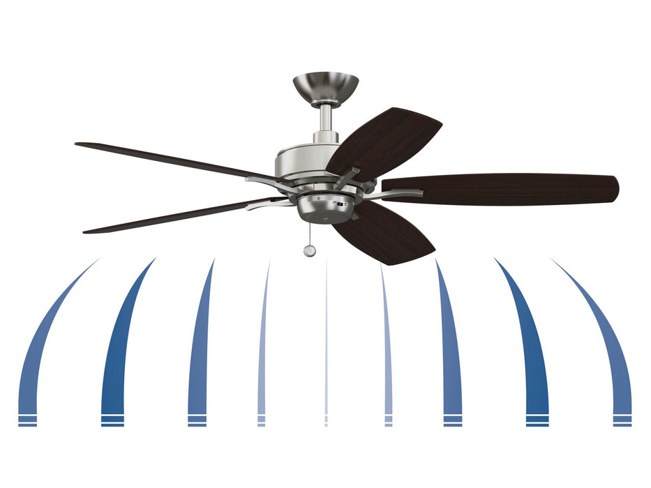 Fanimation - FP6284BN - 52 Inches Ceiling Fan - Aire Deluxe - Brushed Nickel