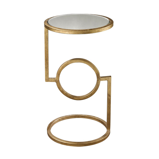 Mirrored Top Accent Table