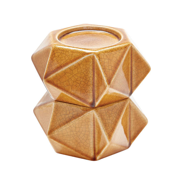 ELK Home - 857128/S2 - Candle Holder - Ceramic Star - Honey