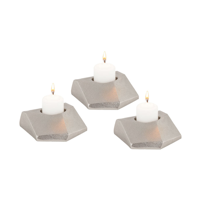 ELK Home - 8987-036/S3 - Candle Holder - Trope - Nickel