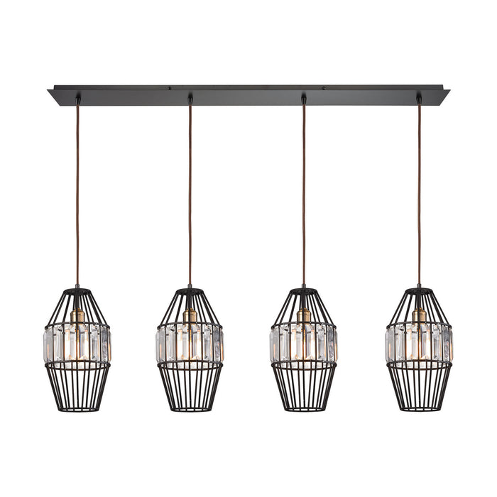 ELK Home - 14248/4LP - Four Light Pendant - Yardley - Oil Rubbed Bronze