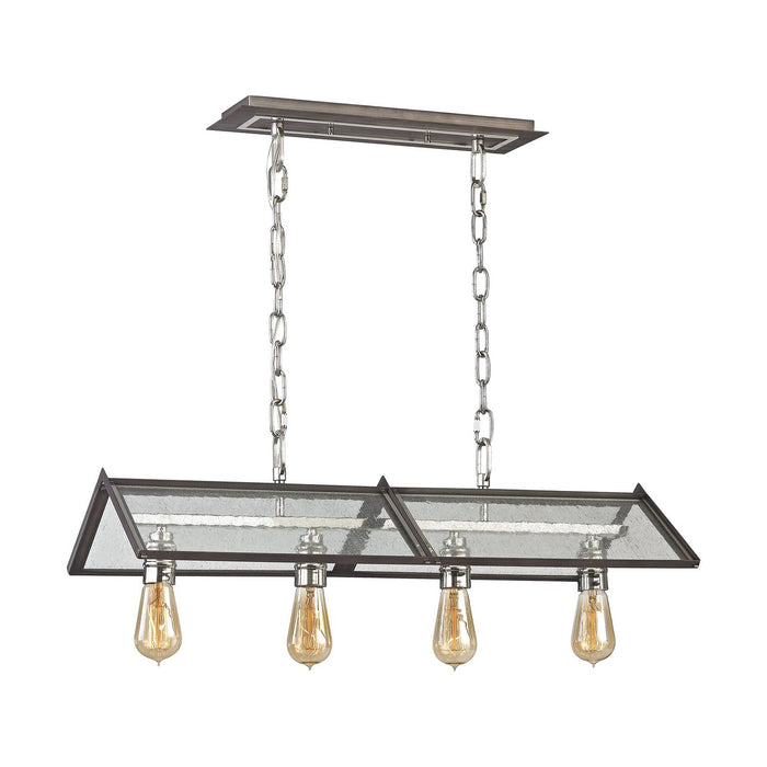 ELK Home - 31962/4 - Four Light Chandelier - Ridgeview - Polished Nickel