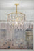 Elsa One Light Pendant Antique Gold-Mini Chandeliers-Crystorama-Lighting Design Store