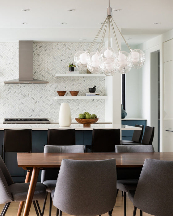 Kuzco Lighting - CH3128 - LED Chandelier - Bolla - Chrome