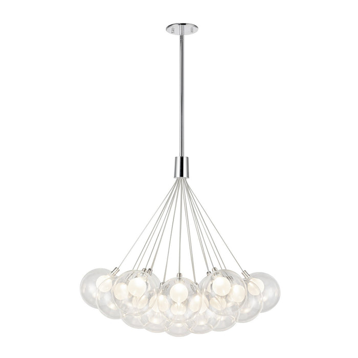Kuzco Lighting - CH3128 - LED Chandelier - Bolla - Chrome