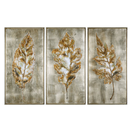 Champagne Leaves Wall Art