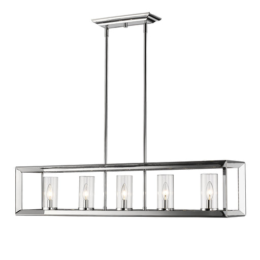 Smyth Five Light Linear Pendant Chrome