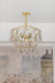 Elsa One Light Pendant Antique Gold-Mini Chandeliers-Crystorama-Lighting Design Store