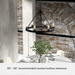 Saddlewood Chandelier-Mid. Chandeliers-Hunter-Lighting Design Store