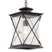 Kichler - 49747WZC - One Light Outdoor Pendant - Argyle - Weathered Zinc