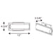 Progress Lighting - P2781-0930K9 - LED Bath - Frame LED - Brushed Nickel