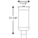 Progress Lighting - P5413-31 - Two Light Post Lantern - Hawthorne - Black