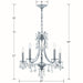 Crystorama - 5935-CH-CL-MWP - Five Light Chandelier - Cedar - Polished Chrome