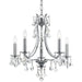 Crystorama - 5935-CH-CL-MWP - Five Light Chandelier - Cedar - Polished Chrome