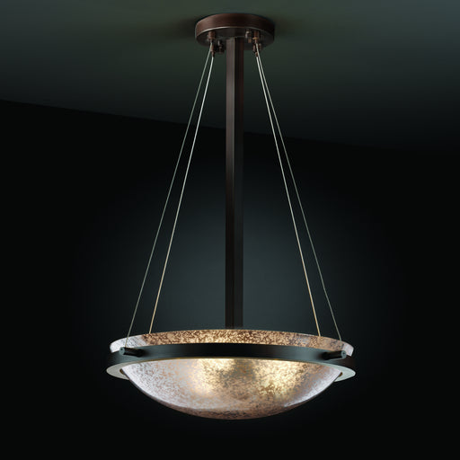 Justice Designs - FSN-9691-35-MROR-DBRZ-LED3-3000 - LED Pendant - Fusion - Dark Bronze