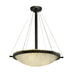 Justice Designs - GLA-9692-35-WTFR-DBRZ-LED5-5000 - LED Pendant - Veneto Luce - Dark Bronze