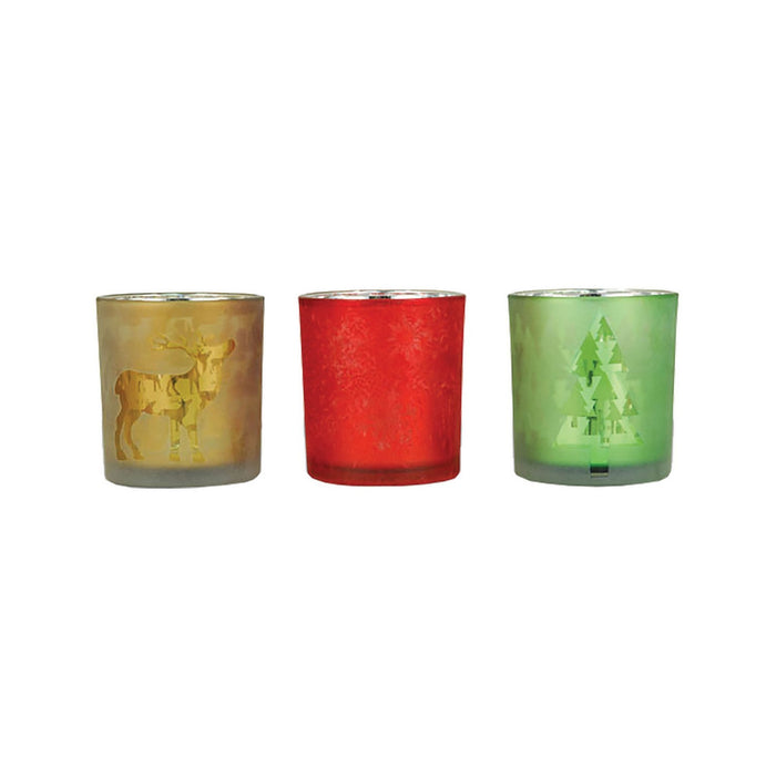 ELK Home - 392542 - Votives (Set Of 3) - Festival - Champagne