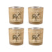 ELK Home - 394591/S4 - Votives Holders (Set Of 4) - Reindeer - Gold