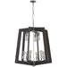 Varaluz - 268C09SL - Nine Light Chandelier - Lofty - Steel