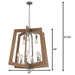 Varaluz - 268C09SLW - Nine Light Chandelier - Lofty - Steel