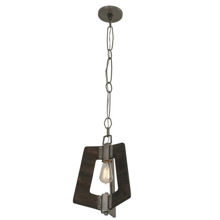 Varaluz - 268M01SL - One Light Mini Pendant - Lofty - Steel