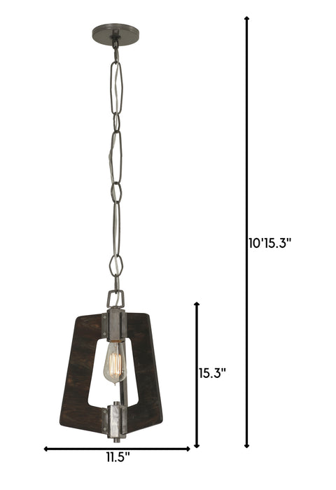 Varaluz - 268M01SL - One Light Mini Pendant - Lofty - Steel