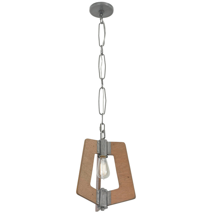 Varaluz - 268M01SLW - One Light Mini Pendant - Lofty - Steel