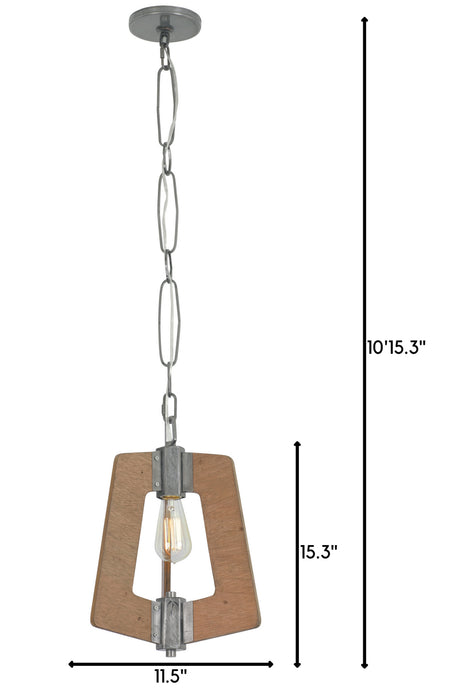 Varaluz - 268M01SLW - One Light Mini Pendant - Lofty - Steel