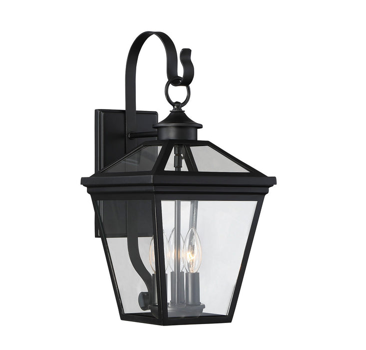 Savoy House - 5-141-BK - Three Light Wall Lantern - Ellijay - Black