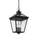 Savoy House - 5-145-BK - Four Light Outdoor Hanging Lantern - Ellijay - Black