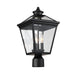 Savoy House - 5-147-BK - Three Light Post Lantern - Ellijay - Black