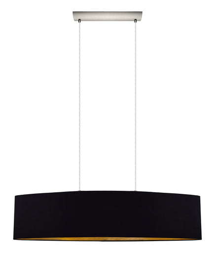 Maserlo Two Light Pendant Satin Nickel