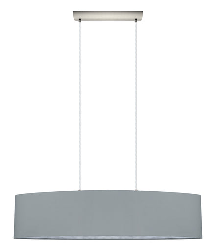 Maserlo Two Light Pendant Satin Nickel