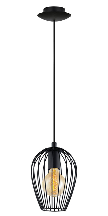 Eglo USA - 49477A - One Light Pendant - Newtown - Black