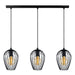 Eglo USA - 49478A - Three Light Pendant - Newtown - Black