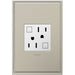 Legrand - AGFTR2152W4 - Duplex Self-Test GFCI Receptacles - Adorne - White