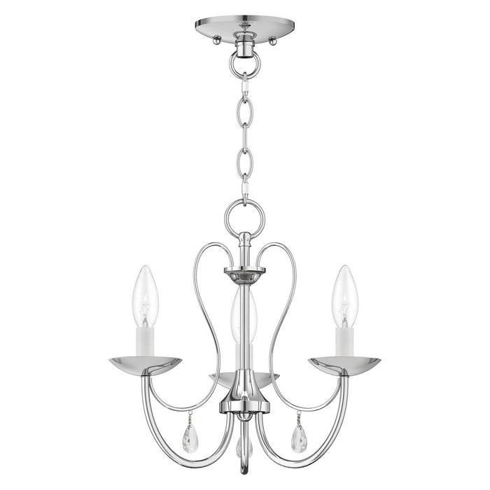 Livex Lighting - 40863-05 - Three Light Chandelier - Mirabella - Polished Chrome