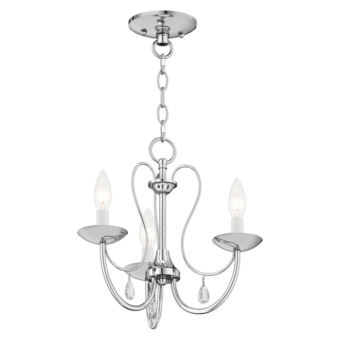 Livex Lighting - 40863-05 - Three Light Chandelier - Mirabella - Polished Chrome