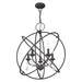 Livex Lighting - 40905-92 - Five Light Chandelier - Aria - English Bronze