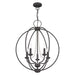 Livex Lighting - 40915-92 - Five Light Chandelier - Arabella - English Bronze