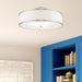 Livex Lighting - 62629-91 - Three Light Ceiling Mount - Park Ridge - Brushed Nickel
