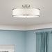 Livex Lighting - 62629-91 - Three Light Ceiling Mount - Park Ridge - Brushed Nickel