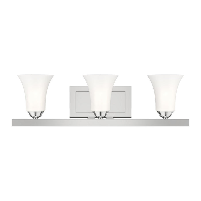 Livex Lighting - 6493-05 - Three Light Bath Vanity - Ridgedale - Polished Chrome
