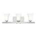 Livex Lighting - 6493-05 - Three Light Bath Vanity - Ridgedale - Polished Chrome