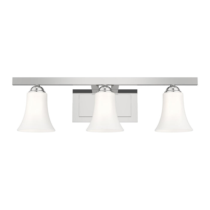 Livex Lighting - 6493-05 - Three Light Bath Vanity - Ridgedale - Polished Chrome