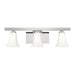 Livex Lighting - 6493-05 - Three Light Bath Vanity - Ridgedale - Polished Chrome