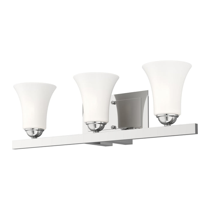 Livex Lighting - 6493-05 - Three Light Bath Vanity - Ridgedale - Polished Chrome